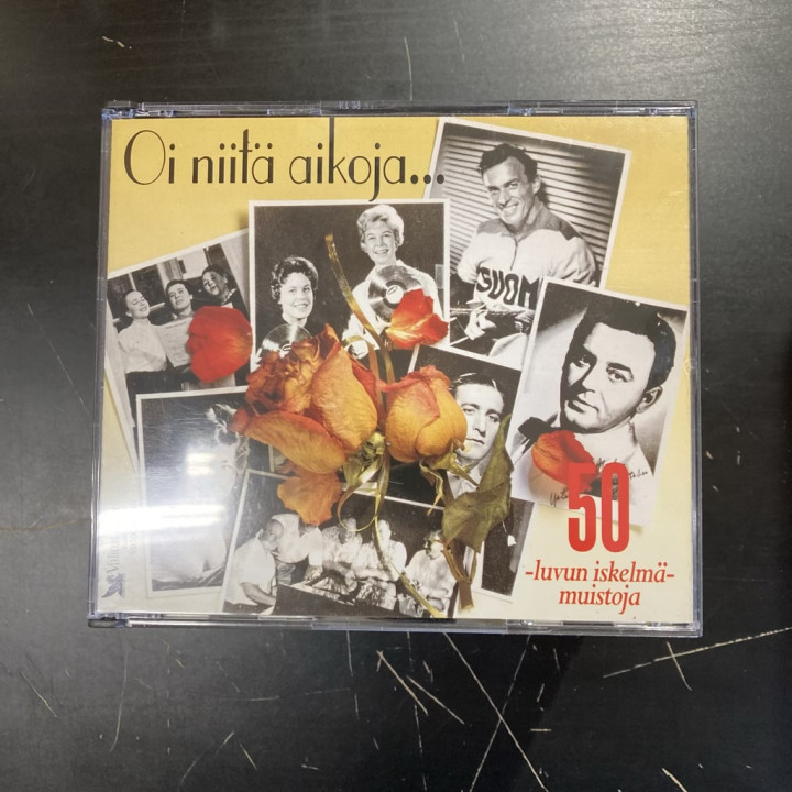 V/A - Oi niitä aikoja... (50-luvun iskelmämuistoja) 4CD (VG-VG+/VG+)